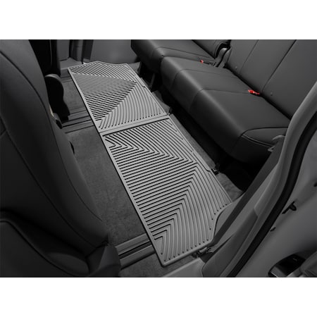 Weathertech Rear Rubber Mats/Grey, W245GR W245GR