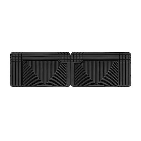 Weathertech Rear Rubber Mats/Black, W25 W25