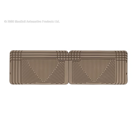 Weathertech Rear Rubber Mats/Tan, W25TN W25TN