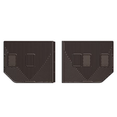 Weathertech Rear Rubber Mats/Cocoa, W264CO W264CO