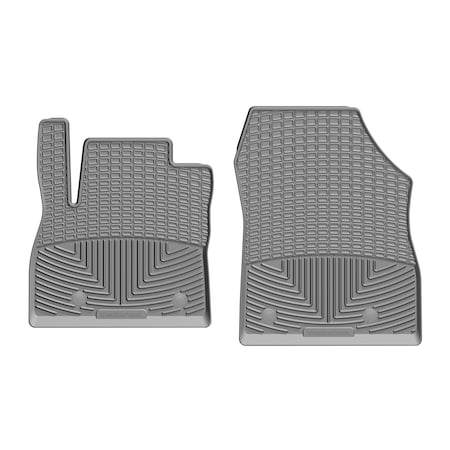 Weathertech Front Rubber Mats/Grey, W386GR W386GR