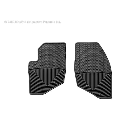 Weathertech Front Rubber Mats/Black, W44 W44