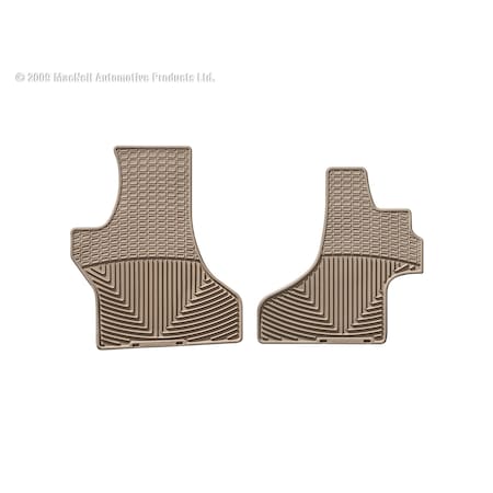 Weathertech Front Rubber Mats/Tan, W51TN W51TN