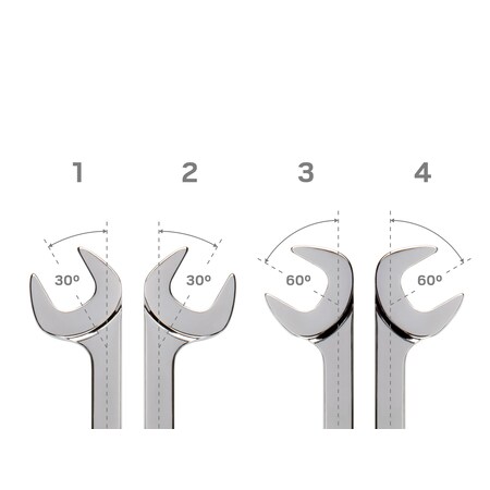 WAE84013 TEKTON 13 mm Angle Head Open End Wrench WAE84013 TEKTON 13 mm Angle Head Open End Wrench