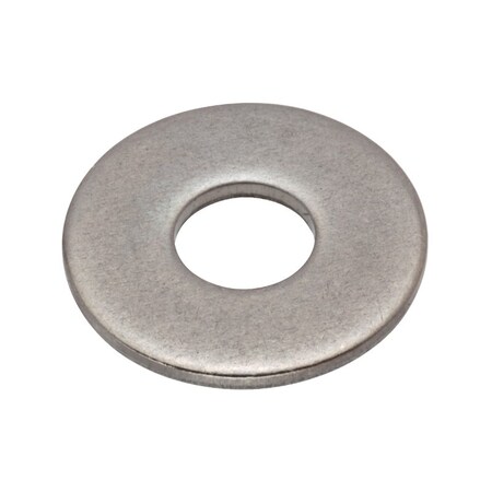 Ampg Flat Washer, Fits Bolt Size #8 316 Stainless Steel, Plain Finish WASB#8R316