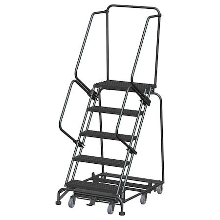 Ballymore Lockstep Rolling Ladder, Steel, 50 in.H WA-AD-053214G