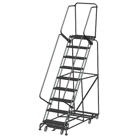 Ballymore Lockstep Rolling Ladder, Steel, 90 in.H WA-AD-093214G