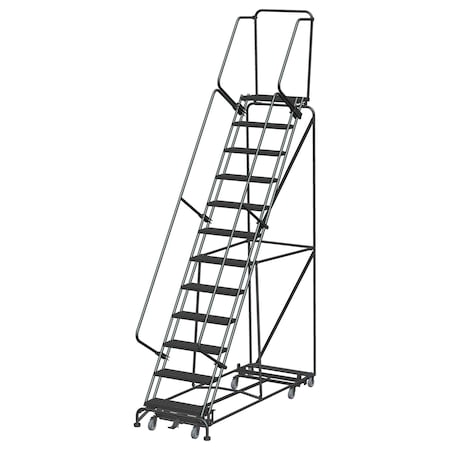 Ballymore Lockstep Rolling Ladder, Steel, 120 in.H WA-AD-123214G