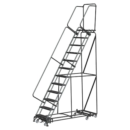 Ballymore Lockstep Rolling Ladder, Steel, 120 in.H WA-AD-123214R