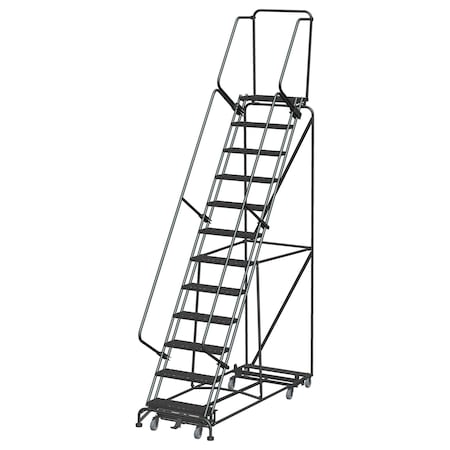 Ballymore Lockstep Rolling Ladder, Steel, 120 in.H WA-AD-123214X