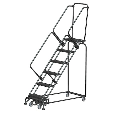 Ballymore Lockstep Rolling Ladder, Steel, 60 in.H WA-SW062414P