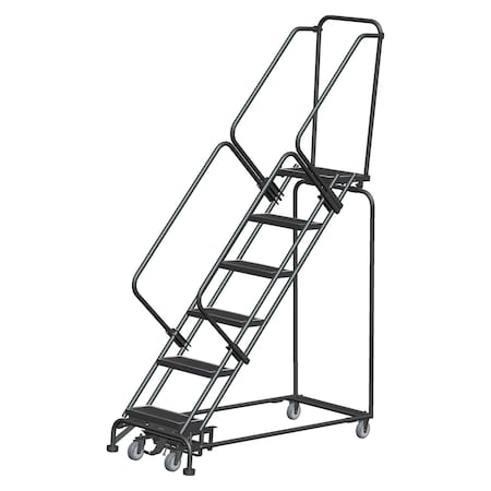 Ballymore Lockstep Rolling Ladder, Steel, 60 in.H WA-SW062414R