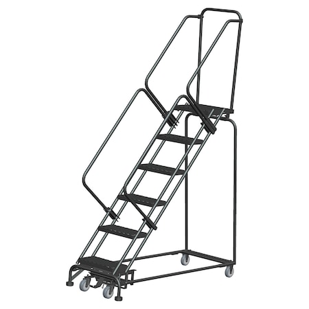 Ballymore Lockstep Rolling Ladder, Steel, 60 in.H WA-SW062414X