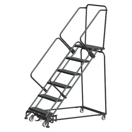 Ballymore Lockstep Rolling Ladder, Steel, 60 in.H WA-SW063214G