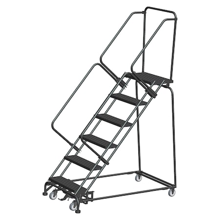 Ballymore Lockstep Rolling Ladder, Steel, 60 in.H WA-SW063214P