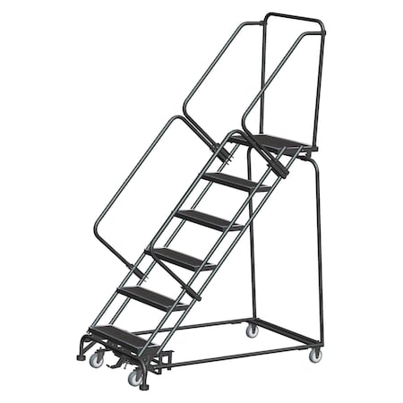 Ballymore Lockstep Rolling Ladder, Steel, 60 in.H WA-SW063214R