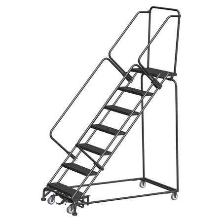 Ballymore Lockstep Rolling Ladder, Steel, 70 in.H WA-SW073214P