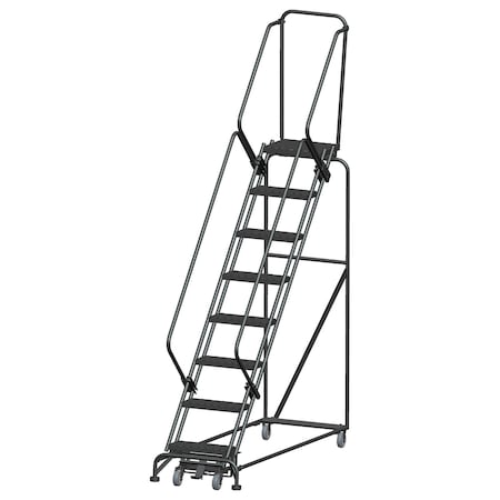 Ballymore Lockstep Rolling Ladder, Steel, 80 in.H WA-SW082414X