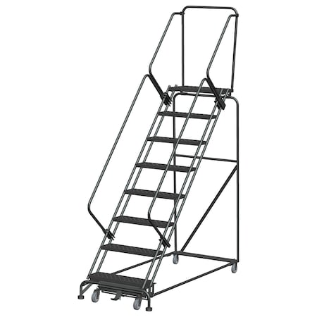 Ballymore Lockstep Rolling Ladder, Steel, 80 in.H WA-SW083214P