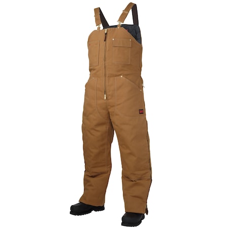 Tough Duck Insulated Bib Overall, WB031-BROWN-L WB031