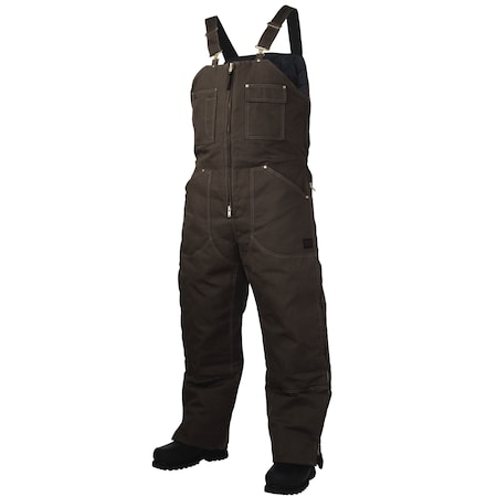 Tough Duck Insulated Bib Overall, WB032-DKBR-5XL WB032