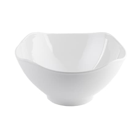 Tablecraft Wavy Melamine Bowl, White, 16" WB16