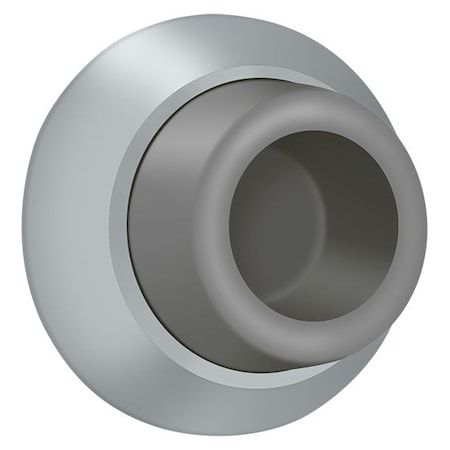 Deltana Flush Bumper 1-7/8" Diameter Satin Chrome WB178U26D