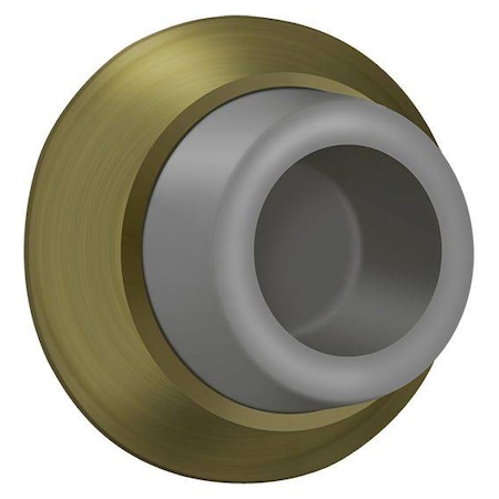 Deltana Flush Bumper 1-7/8" Diameter Antique Brass WB178U5