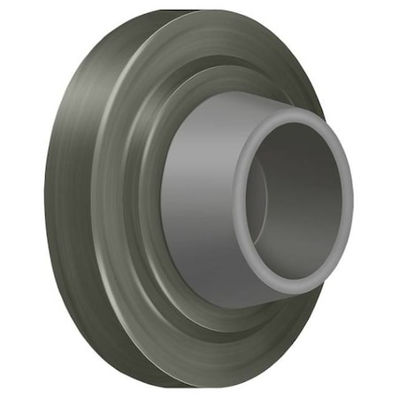 Deltana Concave Flush Bumper 2-3/8" Diameter Antique Nickel WB238U15A