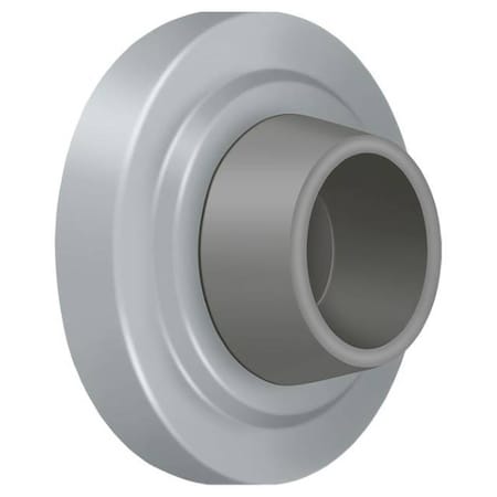 Deltana Concave Flush Bumper 2-3/8" Diameter Satin Chrome WB238U26D