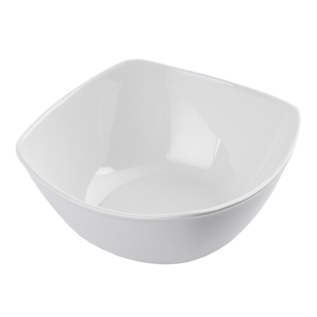 Tablecraft Wavy Melamine Bowl, White, 7" WB7