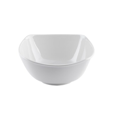 Tablecraft Wavy Melamine Bowl, White, 9" WB9