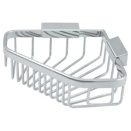 Deltana Wire Basket 6" Corner Pentagon Bright Chrome WBC6353U26