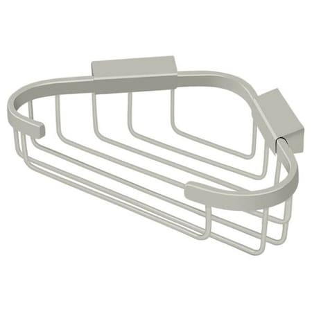 Deltana Wire Basket, 8-1/2" Corner Basket Satin Nickel WBC8570U15