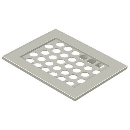 Deltana Bathroom Basket Heavy Duty Soap Dish 5-1/2" Satin Nickel WBHDSD55U15