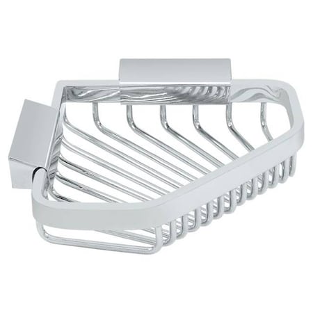 Deltana Wire Basket 5" X 4" X 2" Corner Pentagon Bright Chrome WBP542U26