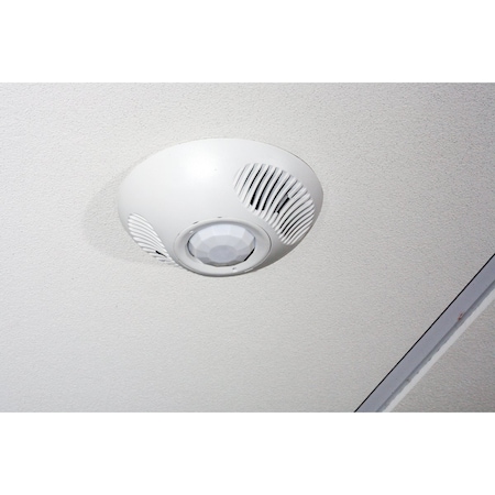 Hubbell Wiring Device-Kellems Ceiling Mount Sensor, Occupancy, Hard Wired, White, 2,000 sq ft, Incandescent ATD2000CL