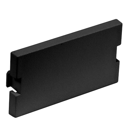 Hubbell Wiring Device-Kellems Blank Module, ABS (Acrylonitrile butane styrene - Thermoplastic Polymer), Black IMB1BK