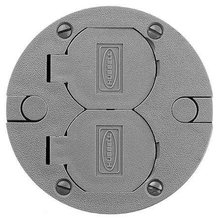 Hubbell Wiring Device-Kellems Replacement Cover For For Hubbell Box Gr PFBRCGYA