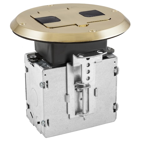 Hubbell Wiring Device-Kellems Electrical Box, Floor Box Type, 1 Gang RF515BR