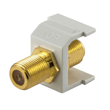 Hubbell Premise Wiring Connector, RG6/RG59, Audio Video SFFGOW