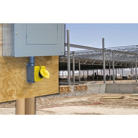Hubbell Wiring Device-Kellems Prewired Receptacle, 125/250V, CS6369