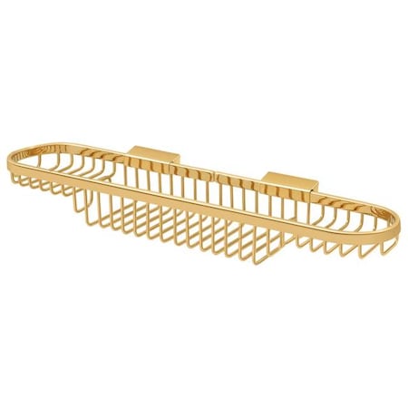 Deltana Wire Basket, 18" Rect/Combo Lifetime Brass WBR1835CR003
