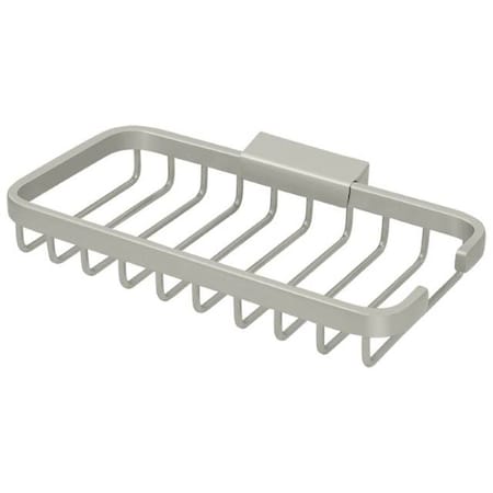 Deltana Wire Basket, 8" Rectangular Satin Nickel WBR8040U15