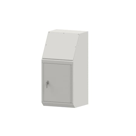 Wiegmann 3 Point Latch with Padlock Handle Electrical Enclosures, 50 in H, 23 in D, 24 in W, 12 WC14B