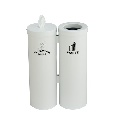 Glaro Station, Dispenser/Receptacle, L WD1030-S-WH