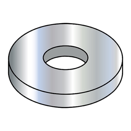 Zoro Select Fender Washer, , Steel Zinc Plated Finish, 25000 PK 1416WFXV