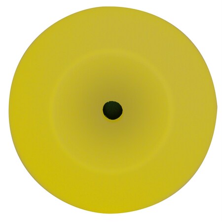 Rj Star Foam Cut Yellow Buffing Pad, 8" dia., WIZ11204