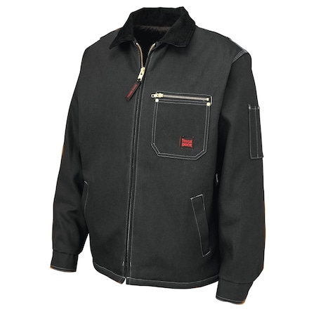 Tough Duck Jacket, 100% Cotton, BLACK, L WJ311