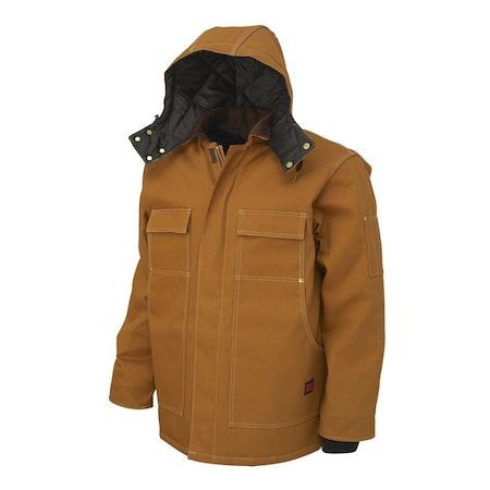 Tough Duck Men's Ultimate Parka with Heavyweight Insulation - Brown - M